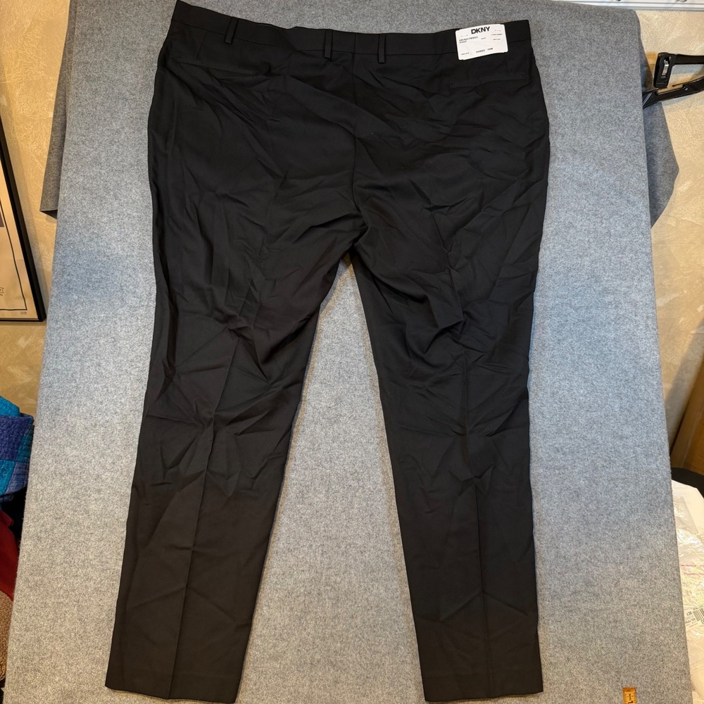 DKNY Duran Mens 2 Piece Suit Black 54R Jacket 49W Pants Stretch DNUR217W0021 NEW - Picture 11 of 16